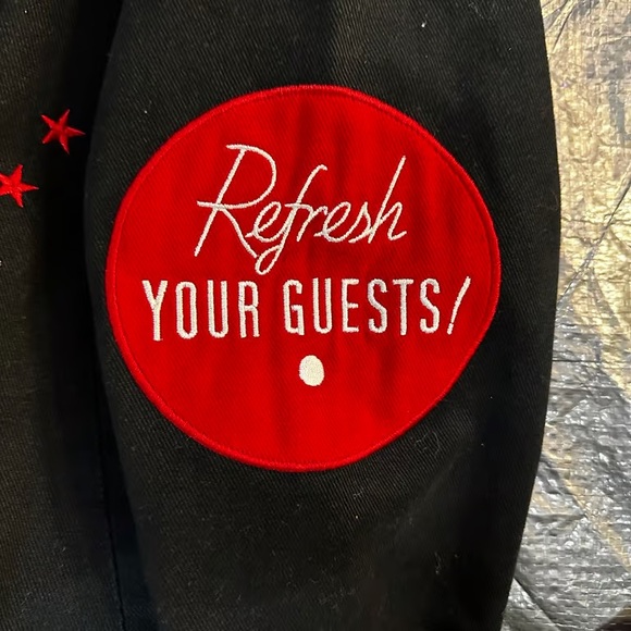 Coca Cola Black and Red Bomber Jacket - Picture 3 of 6